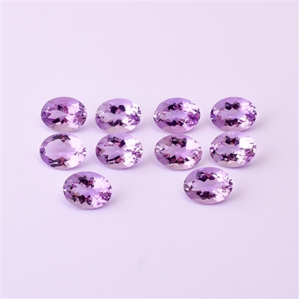 Rose de France | Loose Gemstone | Pink Amethyst | faceted oval - Image 3