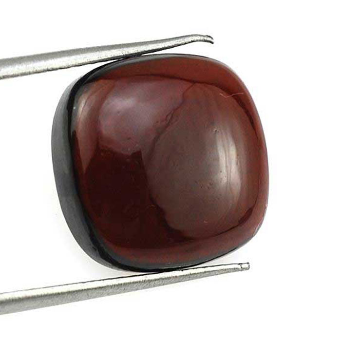 garnet cushion cabochone