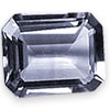 iolite octagon Faceted