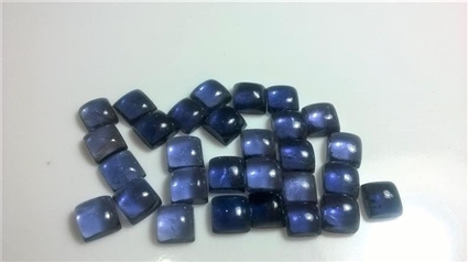 iolite square cabochons wholesale from jaipur