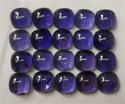 IOLITE CUSHION CABOCHON WHOLESALE