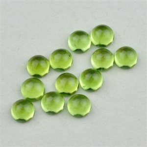 GREEN GEMSTONE NATURAL PERIDOT CABOCHON