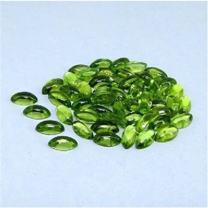 GREEN GEMSTONE NATURAL PERIDOT MARQUISE CABOCHON