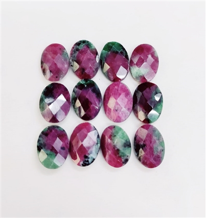 Buy Ruby zoisite Calibrated OVAL Shape Faceted Stones