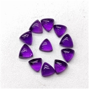amethyst trillion cabochons