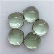 Cushion Prasiolite cabochons