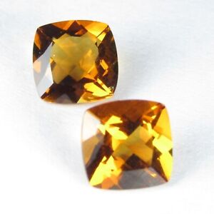 citrine cushion shape calibrated
