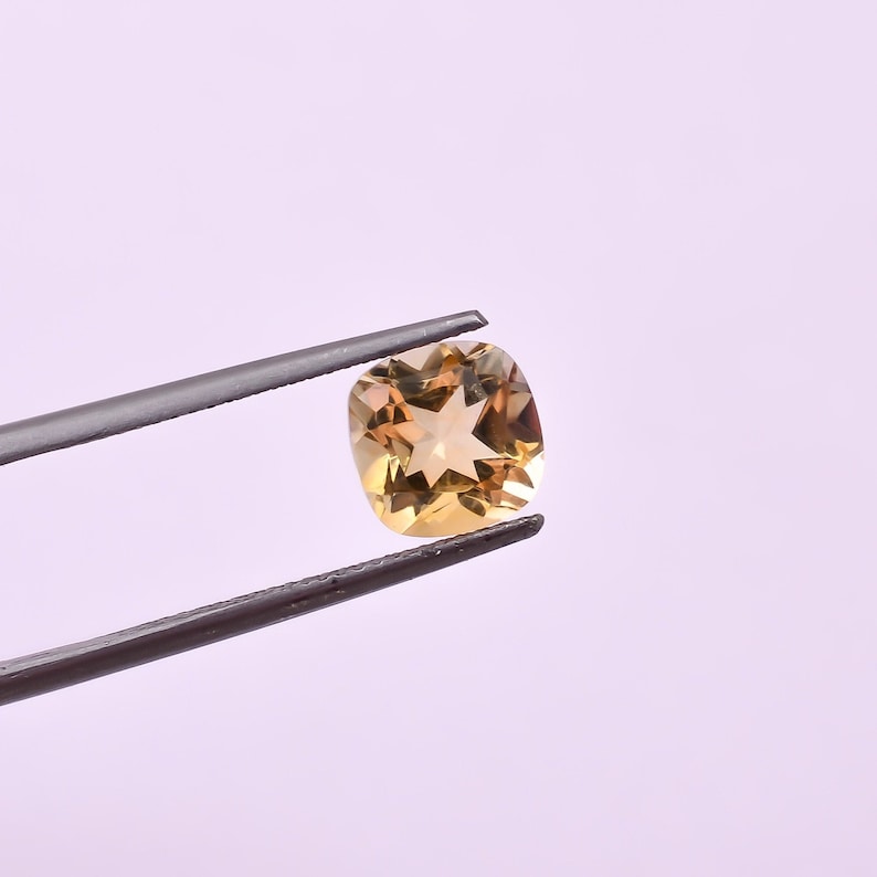 Buy Citrine Cushion Shape Brilliant Cut Calibrated For Jewelry Making