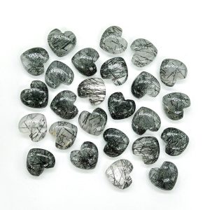 wholesale rutile heart faceted