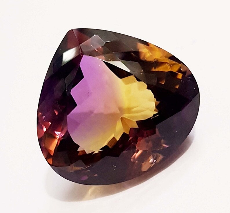 Buy Fantastic Ametrine Heart Gemstone at Wholesale Jaipur
