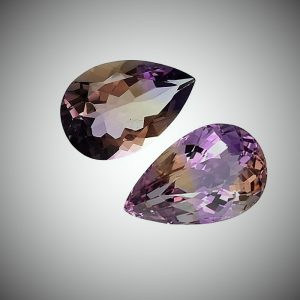 Buy Online Natural Ametrine pear Faceted Gemstone