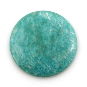 High-Quality Natural Amazonite for Jewelry - Cabochons Round