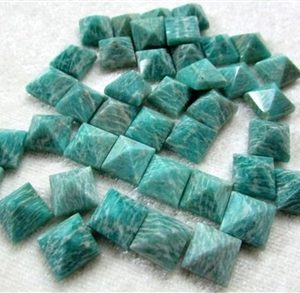 huge collections of Gemstone, gemstone store, buy gems wholesale, gems and jewels, Semi Precious Amazonite Stone, Square Shape Gems, Cabochon Square Amazonite Gemstone