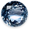 Round Natural Blue Aquamarine Loose Gemstone For Jewellery Making
