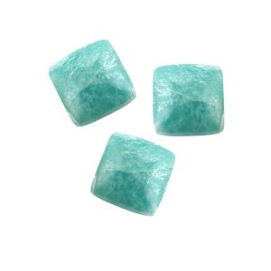 huge collections of Gemstone, gemstone store, buy gems wholesale, gems and jewels, Semi Precious Amazonite Stone, Square Shape Gems, Cabochon Square Amazonite Gemstone