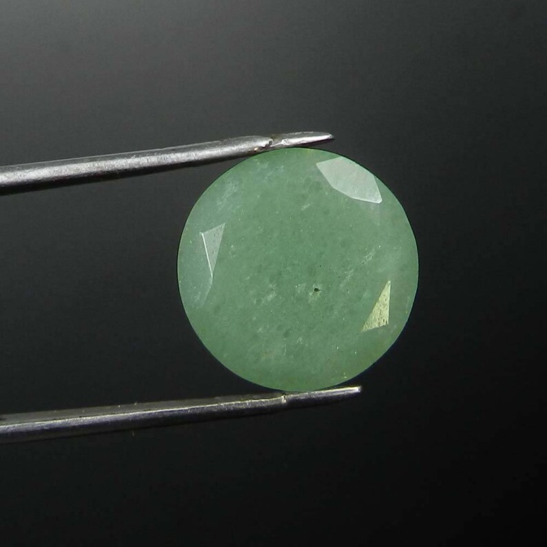 Buy Natural Green Aventurine Stone ROUND Faceted
