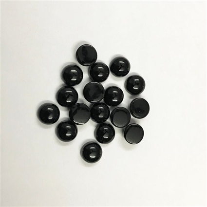 Buy Black Onyx Gemstones Round Cabochon at best Price - Image 3