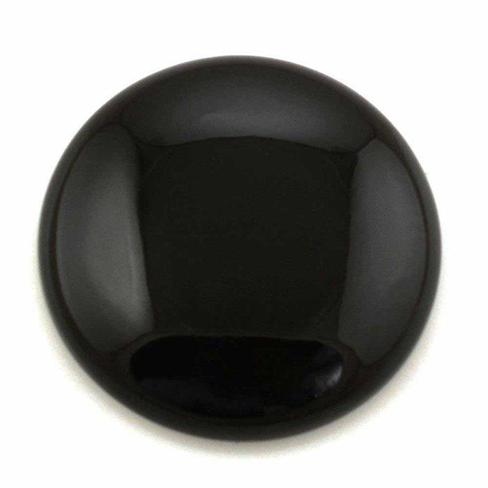 Buy Black Onyx Gemstones Round Cabochon at best Price