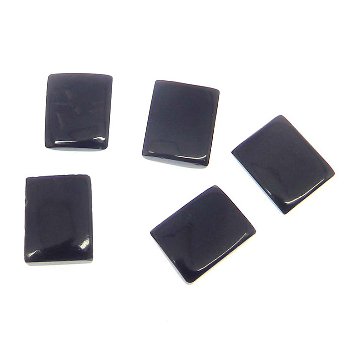 Black Onyx | Natural Loose Octagon Cabochon