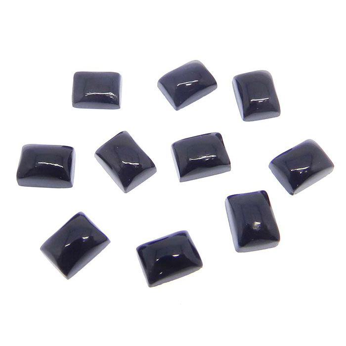 Black Onyx | Natural Loose Octagon Cabochon - Image 3