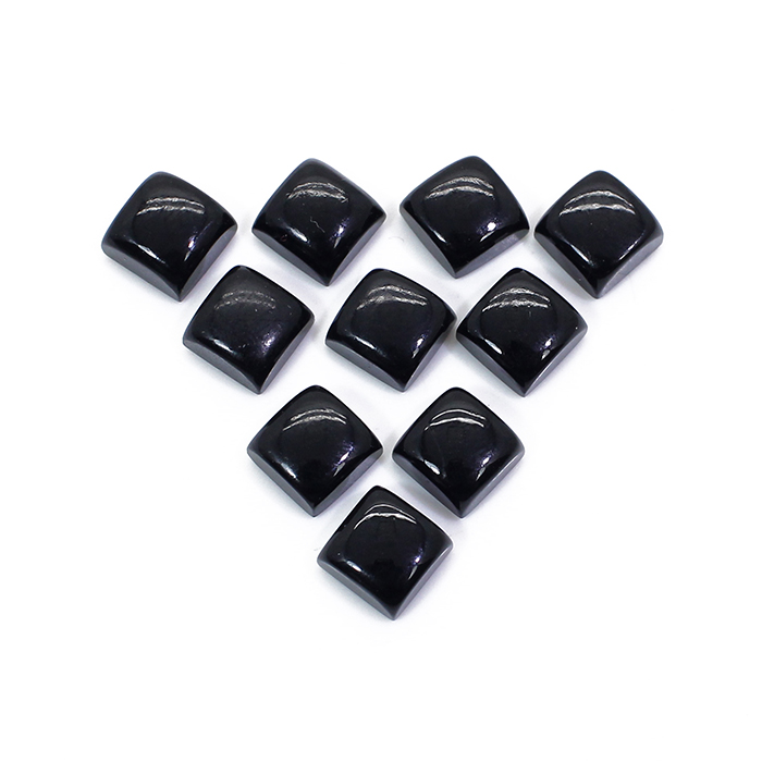 Buy Black Onyx Gemstones | Square Cabochon at best Price - Image 3