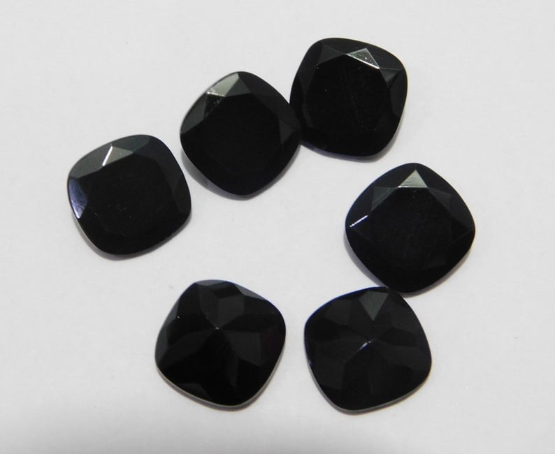 Black Onyx | Natural Loose Round Faceted - Image 3