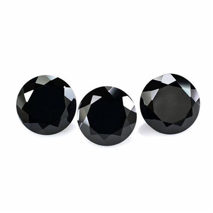 Black Onyx | Natural Loose Round Faceted