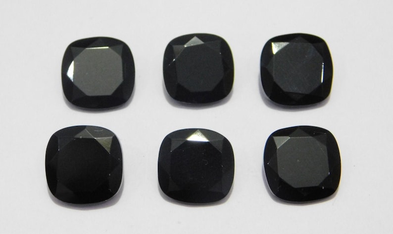 Black Onyx | Natural Loose Round Faceted - Image 4