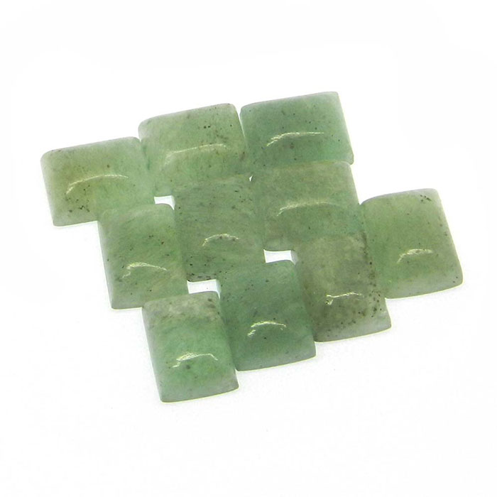 Green Aventurine Gemstones Octagon Cabochon at Wholesale Price - Image 3
