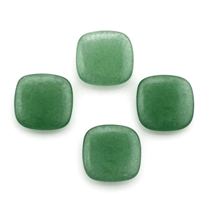 Buy Online Natural Green Aventurine Cushion Gemstone