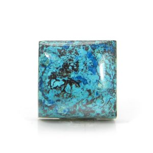Gemstone handmade products, online gems, birthstones by month, gems online, Natural Chrysocalla Stone, Square Shape Gems, Cabochon Square Chrysocalla Gemstone