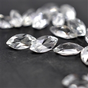 White Quartz Marquise Shape Faceted Gemstones - Image 3