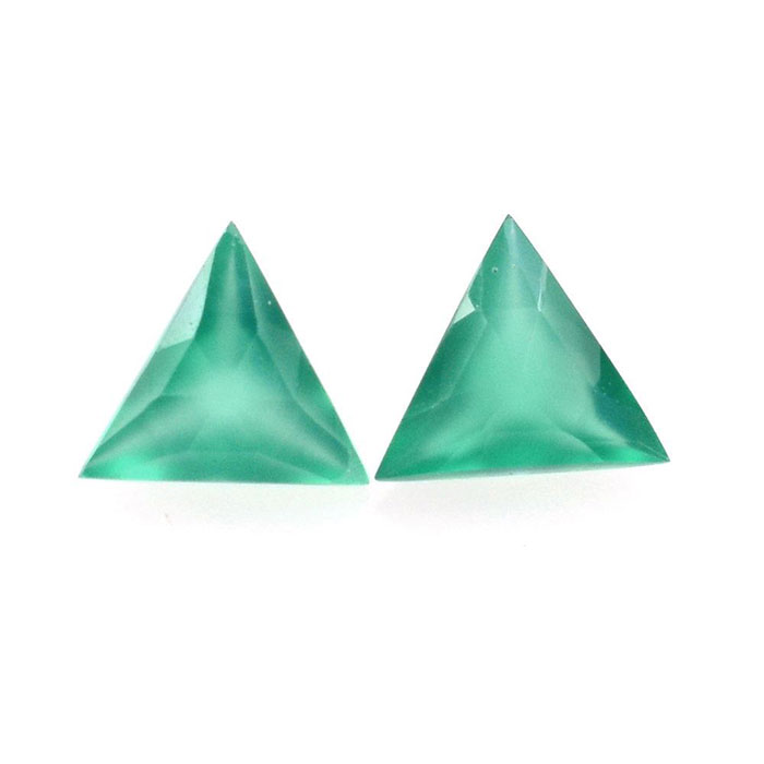 Green Onyx Faceted Gemstone Manufacturer and Exporter from Jaipur India - Image 2