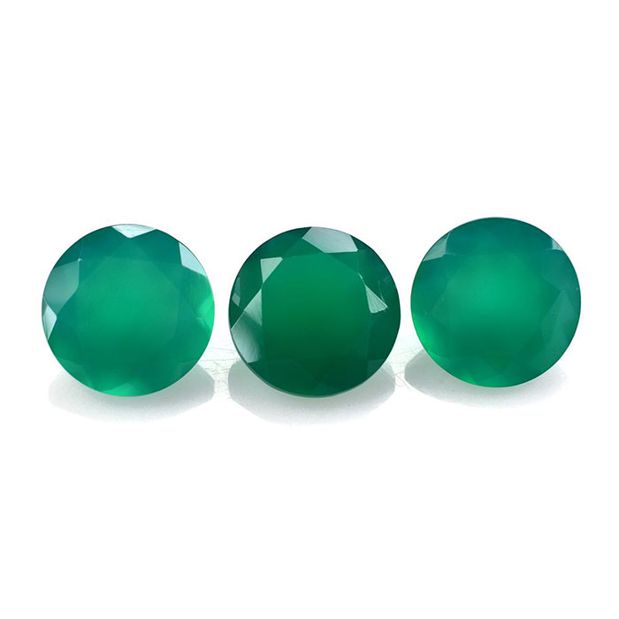 Buy Green Onyx Loose Gemstone online - Image 5