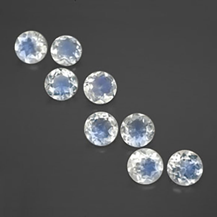 BUY RAINBOW BLUE MOONSTONE FACETED 2MM TO 15MM ROUND LOOSE SEMI PRECIOUS GEMSTONES SHAPE - Image 5
